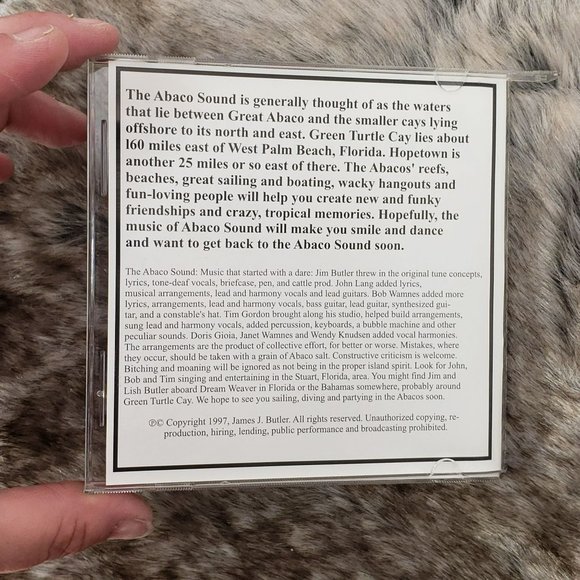 Abaco Sound CD 1997 Island music Jim Butler Tim Gordon John Lang Bob Wammes - Picture 3 of 6